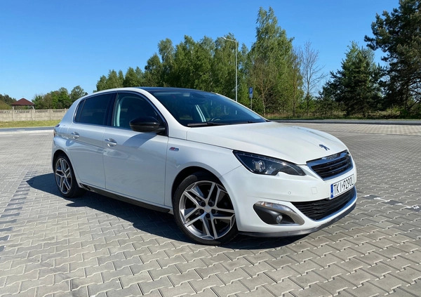 Peugeot 308 cena 49500 przebieg: 196000, rok produkcji 2014 z Kielce małe 191